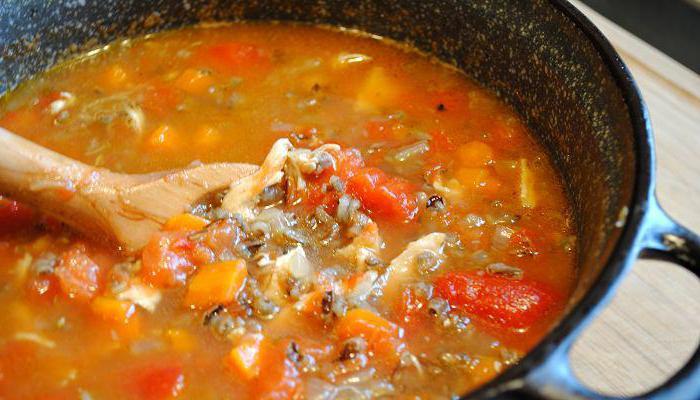 Томатный суп на курином бульоне с лапшой Томатный суп на курином бульоне рецепт